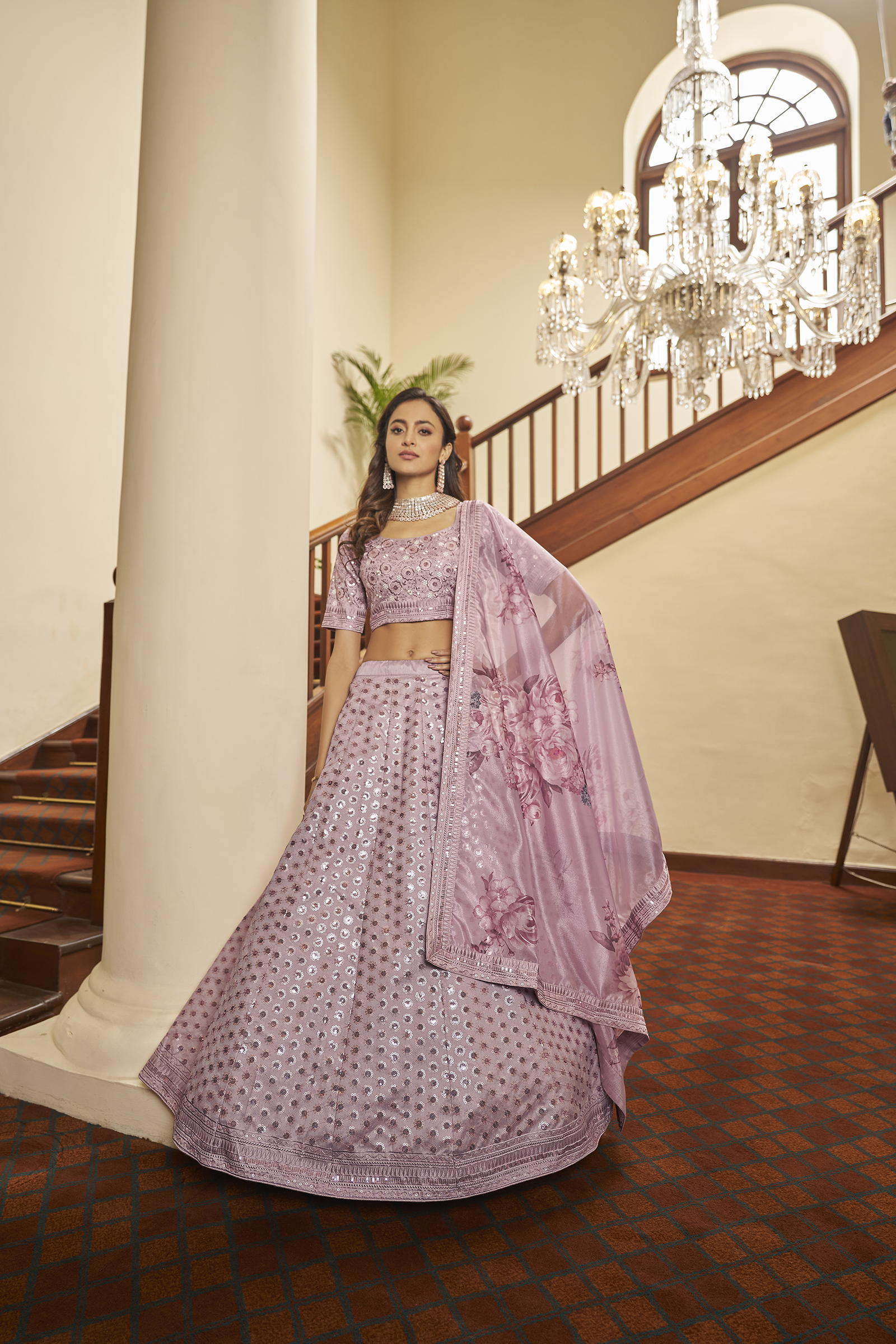Pink lehenga choli