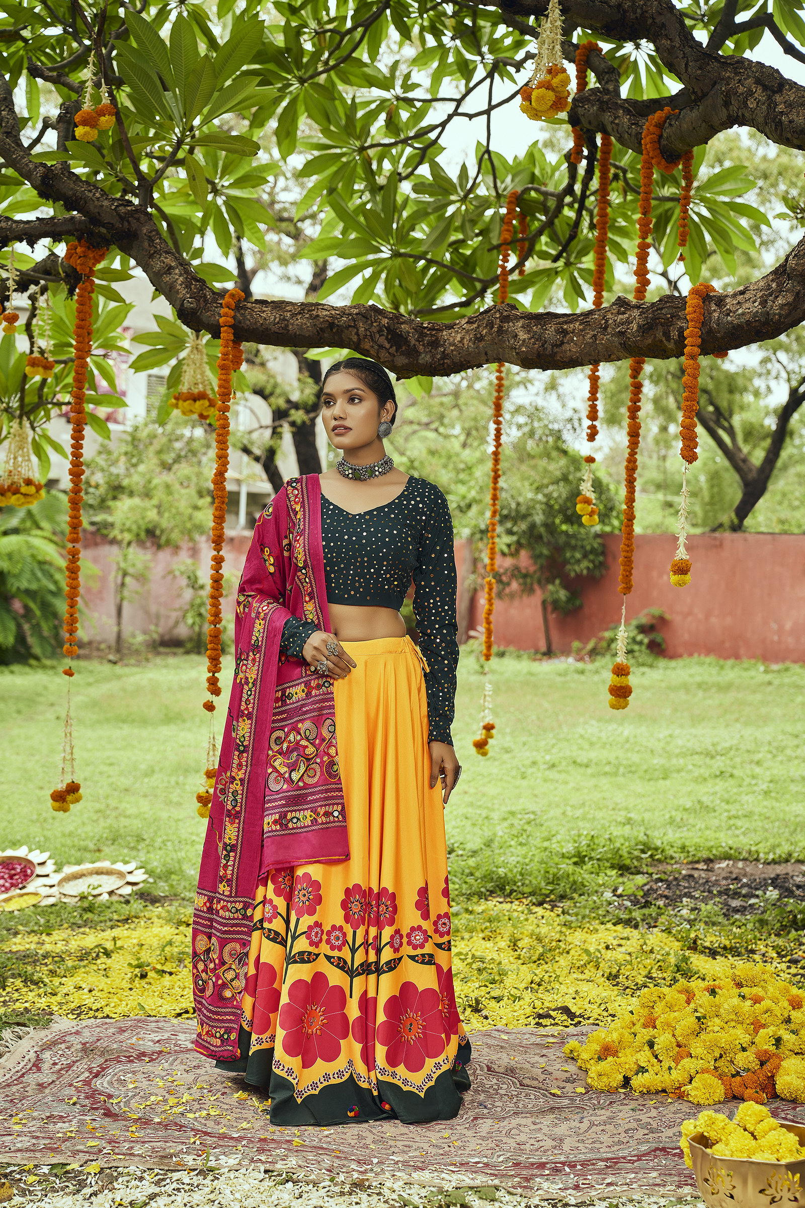 Dandelion Yellow Lehenga Choli