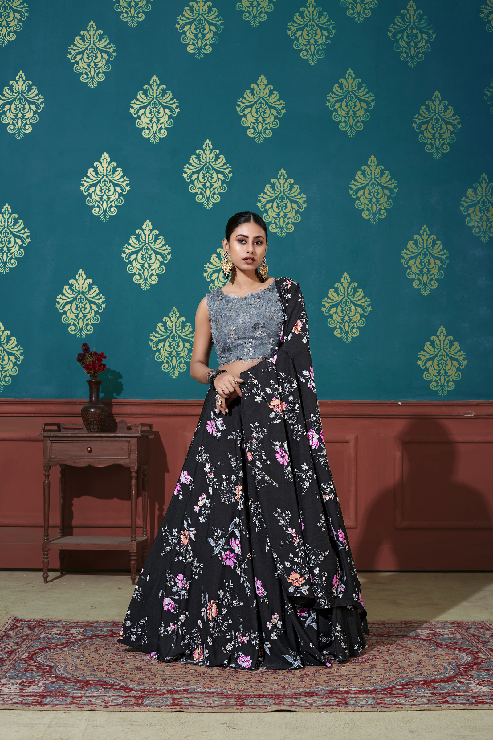 Black Color Lehenga Choli